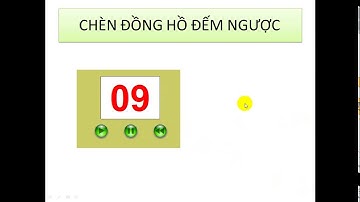 Hướng dẫn chèn đồng hồ đếm ngược bằng Flash vào Powerpoint 2010