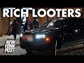 Looters flee in luxury SUVs after ransacking NYC stores | New York Post