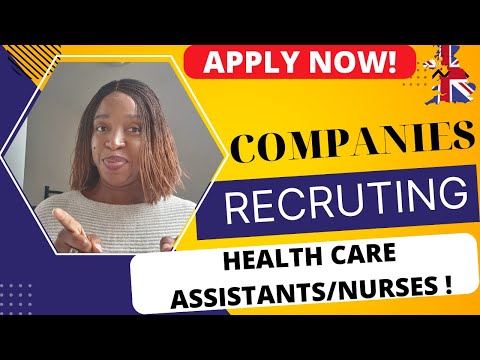 CARE COMPANIES CURRENTLY RECRUITING HEALTH CARE ASSISTANTS, SUPPORT WORKERS II APPLY NOW!