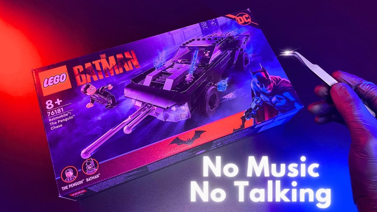 Late Night Batmobile Lego Building (