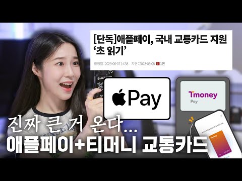   애플페이 티머니 교통카드 지원 준비중 신한 국민 우리카드까지 앺페 최신소식 총정리