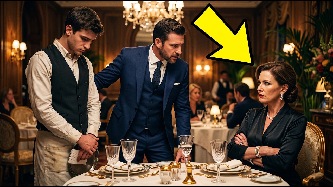 Siedziałam w najdroższej restauracji w mieście, świętując zamknięcie wielkiego audytu. Kelner rozlał dwie krople wina na moją marynarkę. Z zimną krwią zażądałam, by go odsunięto. Menedżer...
