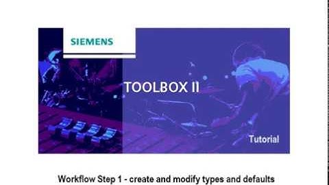 How to create types and defaults in SICAM Toolbox II - TBII