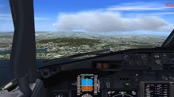 737NGX Landing Lisbon LPPT P3D