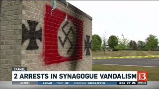 Arrests in synagogue vandalism