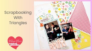 Allison Davis Sketch | Scrapbooking With Triangles