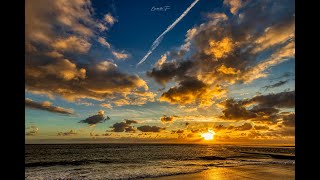 Dünen, Sand, Die Magischen Farben Des Sonnenuntergangs - Insel Borkum
