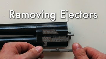 Removing and Replacing the Ejectors of an Over and Under Shotgun - Gun Maintenance