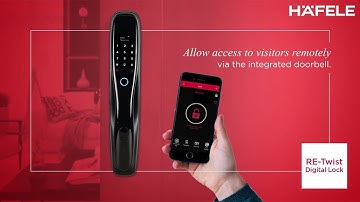 RE-Twist Digital Locks by Hafele