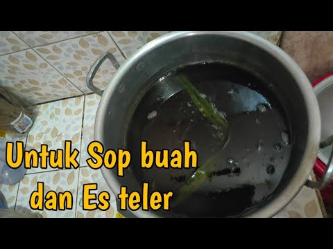Cara Bikin Gula Cair Buat Es Buah