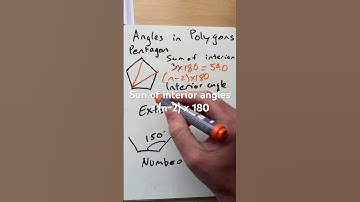 Angles in polygons #gcsemaths #interior #exterior #angles