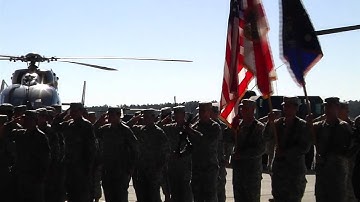 1-111th AVN Change of Command ceremony