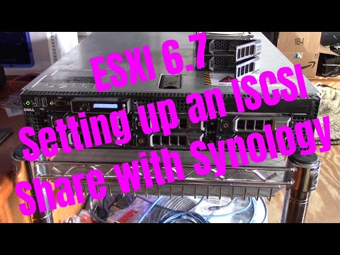 ESXI 6.7 ISCSI Share with Synology