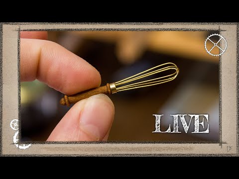 Handcrafting a tiny whisk from scratch - LiveStream 