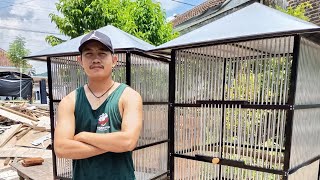 BALI STARLING CAGES, PARROTS AND COCKROACHES #balistarlingcage #parrotcage #balistarling