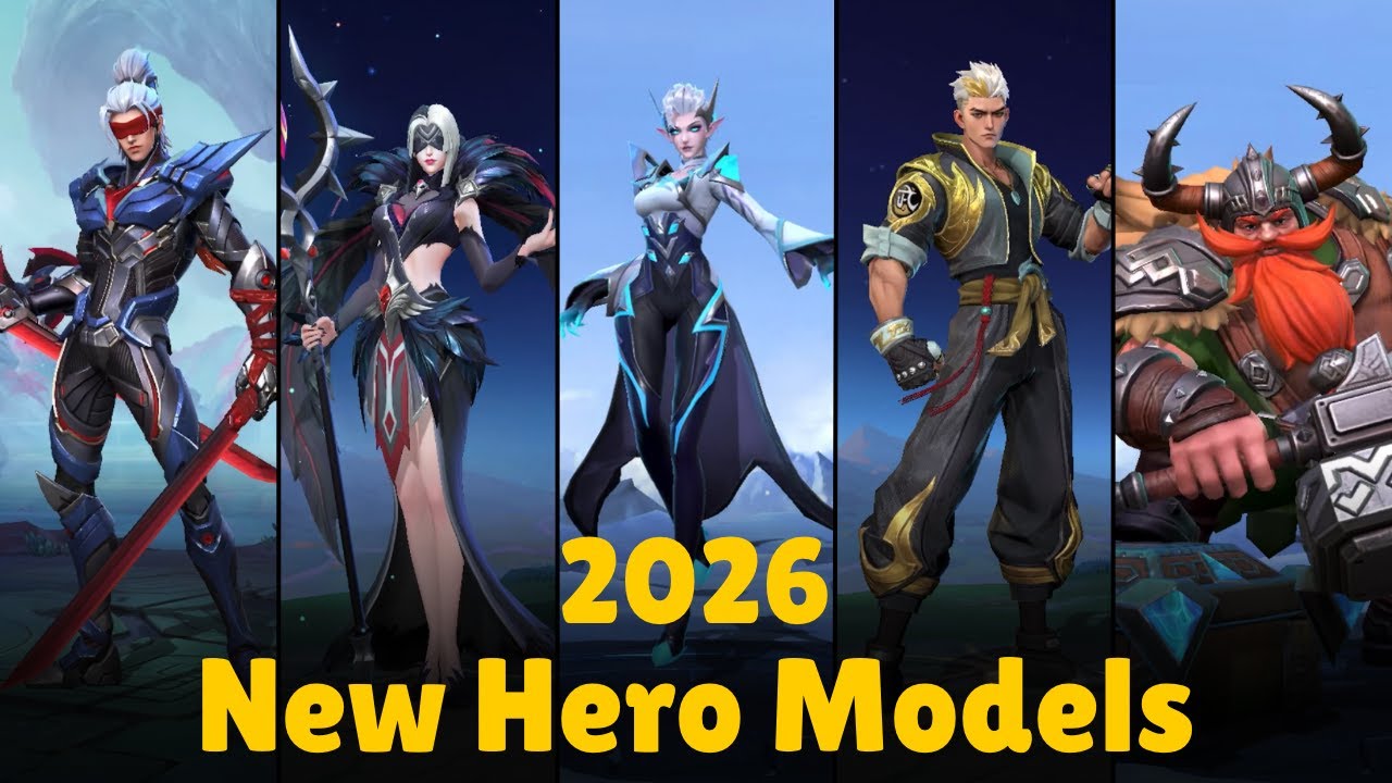 MLBB New Hero Models 2026 REVEALED 😱 Massive Design Changes Coming!