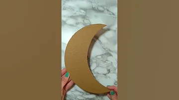 طريقة صنع هلال رمضان جميل ومميز بطريقة سهلة رمضان Shorts هلال رمضان Drawing Art رسم 