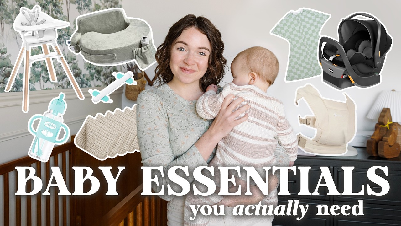 What You ACTUALLY NEED (And DON’T) For Baby | +30 MINIMALIST Baby Essentials To Add To Your Registry