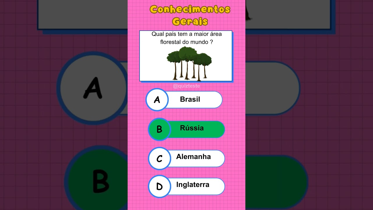 QUIZ DE CONHECIMENTOS GERAIS #quiz #trivia #perguntaserespostas #fypシ