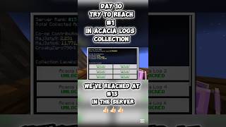 #1 😱 In Server Day 10 | CraftersMC Skyblock #minecraft #craftersmc #hypixel #shorts #trending #viral