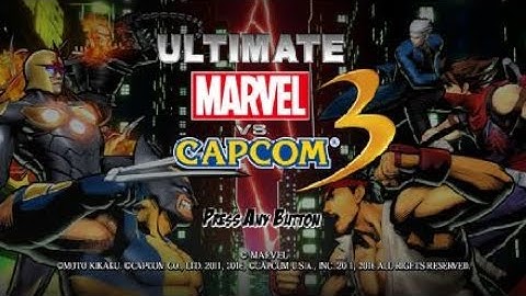 Ultimate Marvel Vs Capcom 3 (Arcade Playthrough)