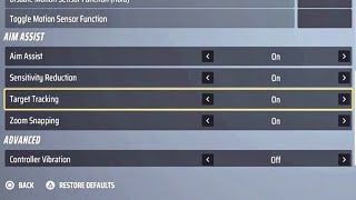 Deadzone affects aim assist in The Finals...