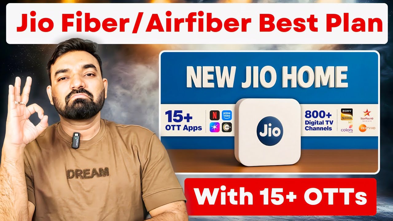 Jio Fiber/ Airfiber Best Plans With OTT Apps Subscription 