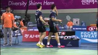 [HD] SF - 2014 Asian Games - MD - YOO Y.S. / LEE Y.D. vs GOH W.S. / TAN W.K.