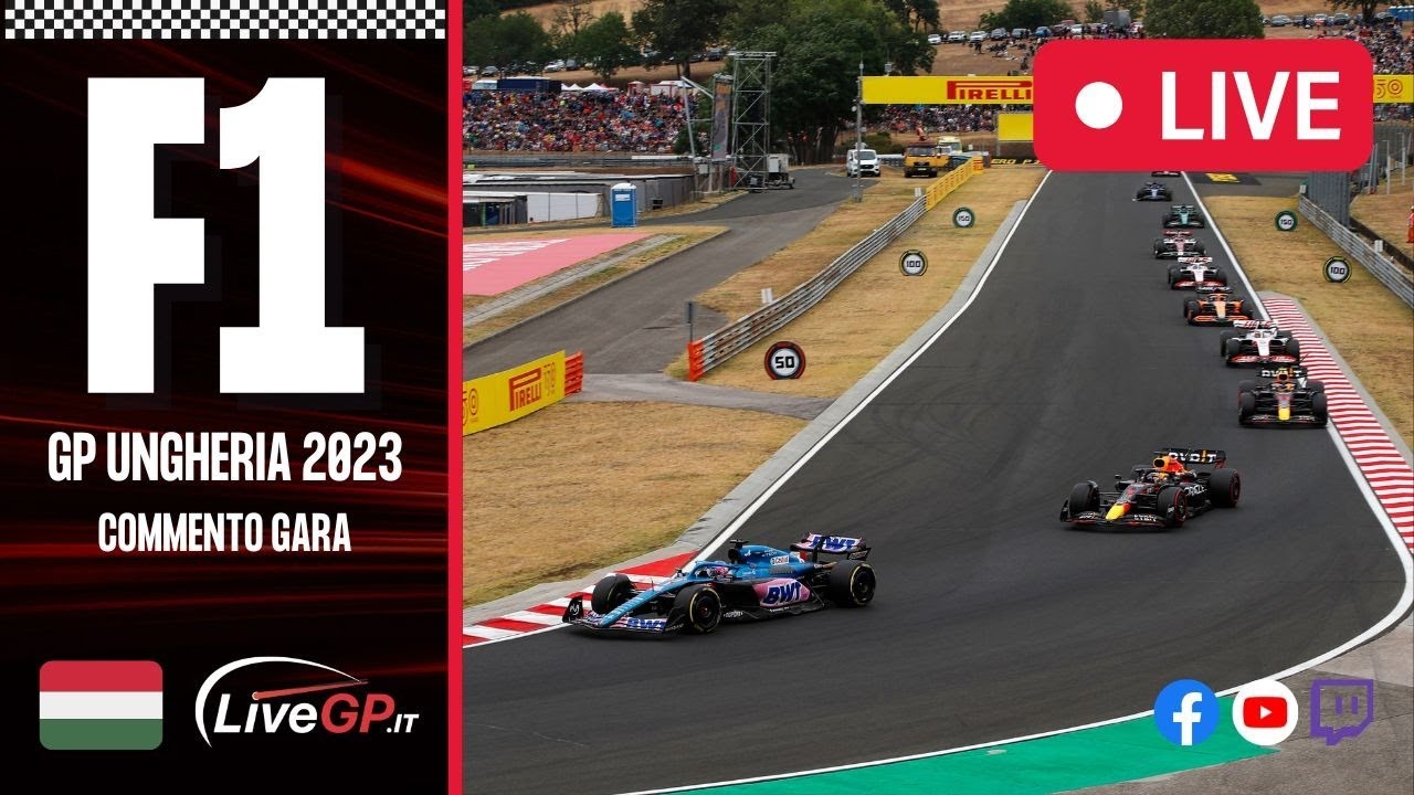 F1 GP Ungheria 2023 - Commento LIVE Gara