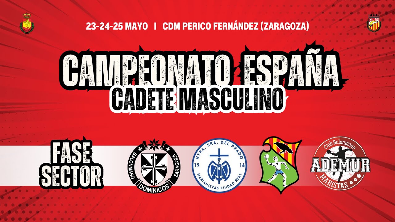 Dominicos Cadete Masculino vs Balonmano Granollers | Sector interestatal Cadete Masculino