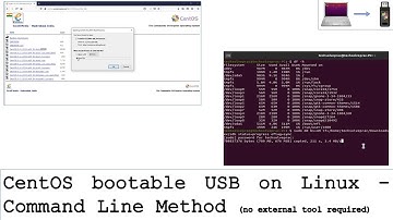 CentOS USB on Linux | Command line method