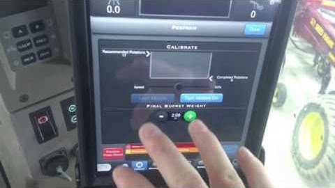 How to do a Static Calibration with the Seed Hawk iCon Control App