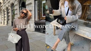 WHAT I WORE IN A WEEK | AUTUMN OUTFITS EDITION