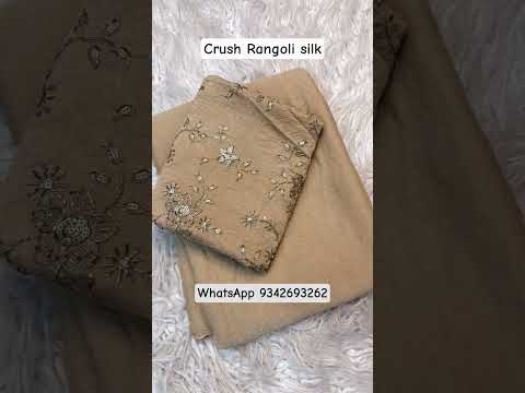 799 Rs freeshipping ✨ | crush Rangoli silk | SKARTS e-shop #trendingsarees #onlinesareeshopping