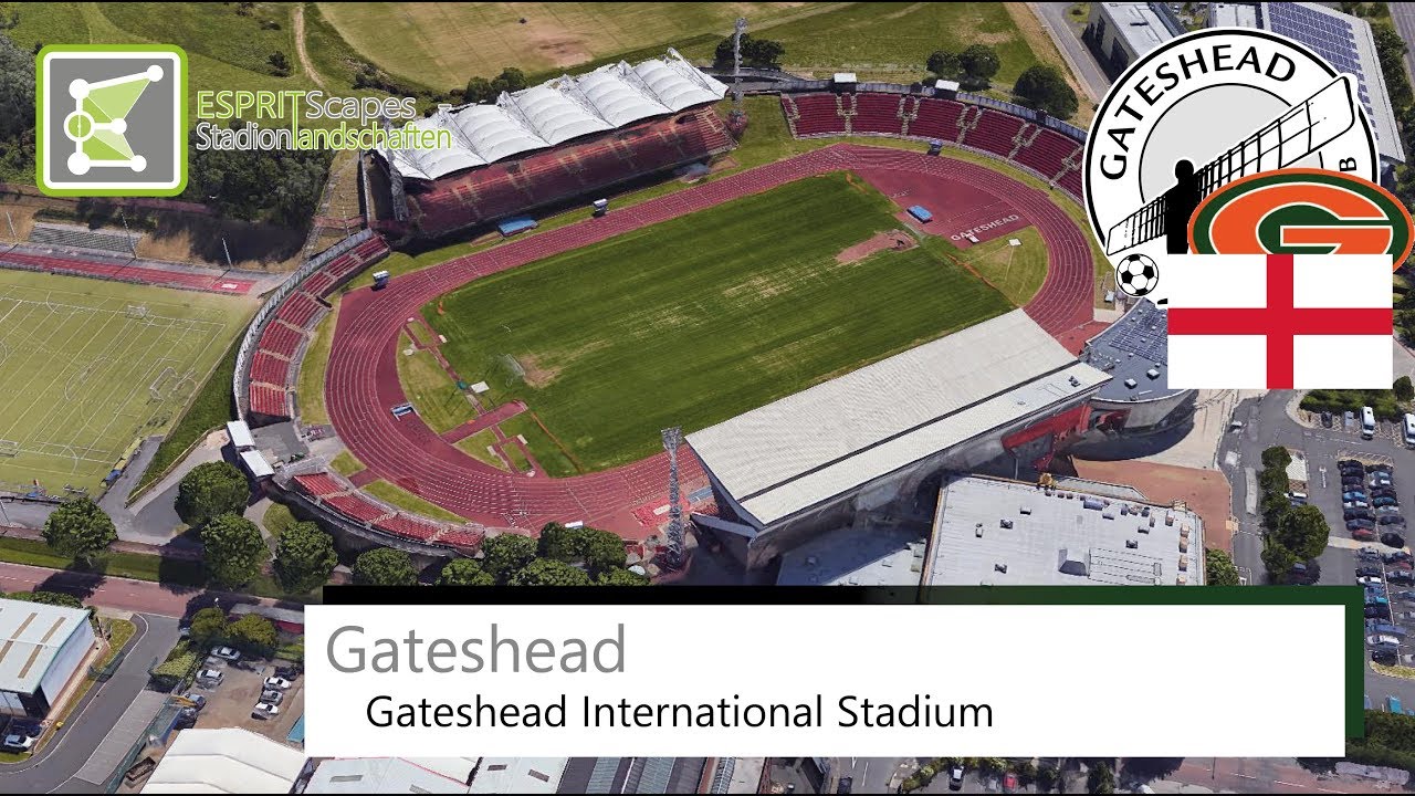 Gateshead International Stadium | Gateshead F.C. & Gateshead Harriers | Google Earth | 2016