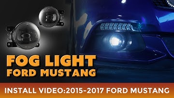 Winjet 2015-2017 Ford Mustang Fog Lights (CFWJ-0460-C)