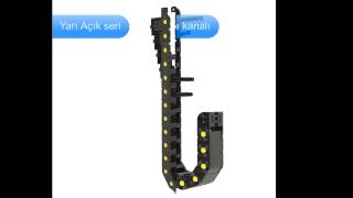 Plastic Cable Carrier,Plastic Cable Drag Chain,Kablo Taşıma Kı