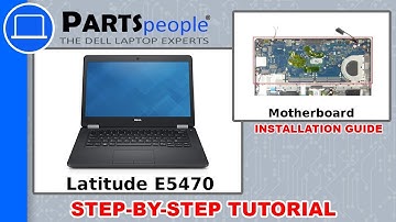 Dell Latitude E5470 (P62G001) Motherboard How-To Video Tutorial