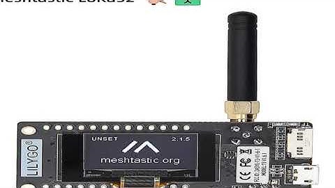 LILYGO® TTGO Meshtastic LoRa32 ESP32 LoRa Development Board SX1276 SX1278 Module 433/868/9