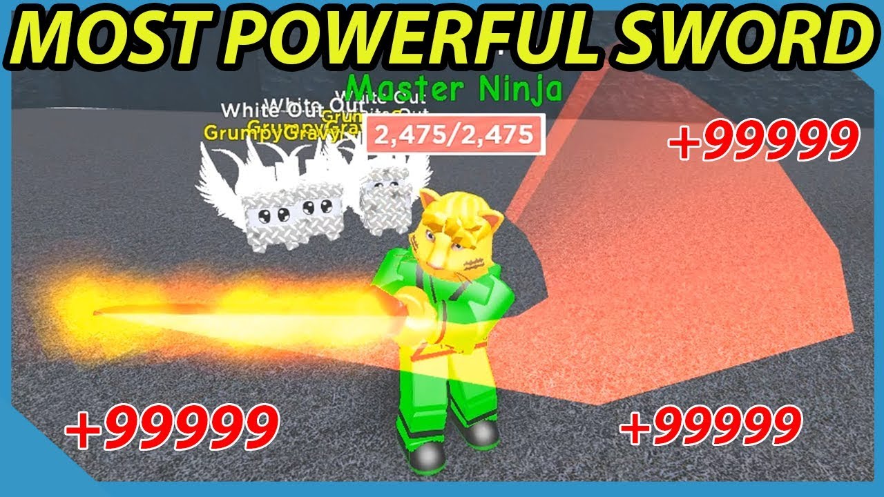 Buying The Most Powerful Sword In Roblox Ninja Masters Youtube - white ninja master roblox