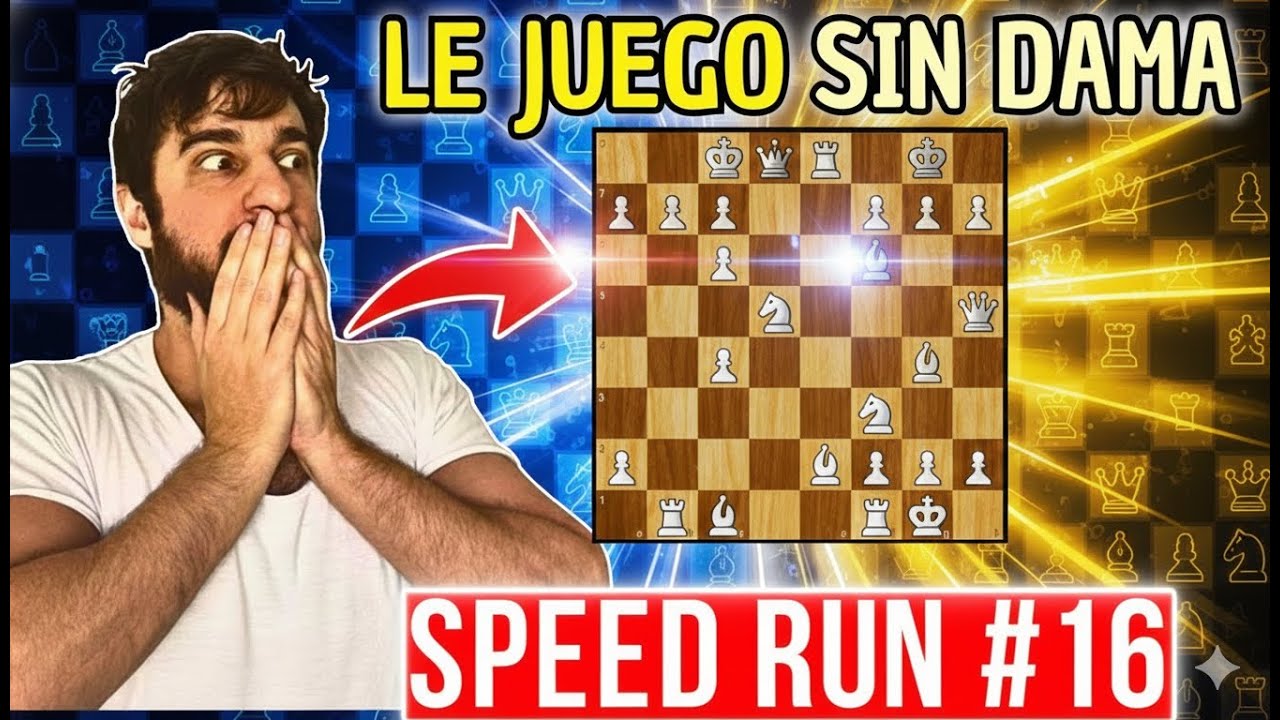 ¡En estas LOCAS Partidas de Ajedrez Alguien Juega SIN DAMAS!