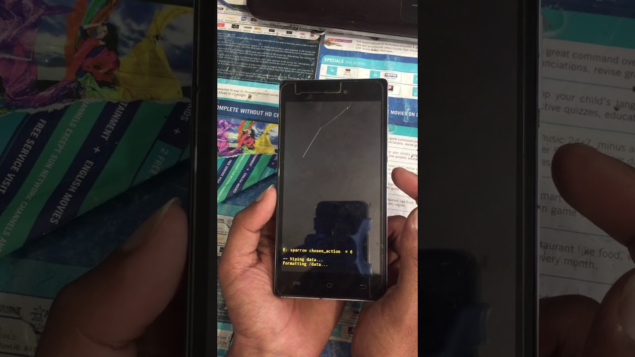 How to hard reset lava smarts Flair Z1