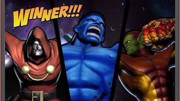 ULTIMATE MARVEL VS. CAPCOM 3 Hulk,Super Skrull,Doctor Doom Requested Gameplay