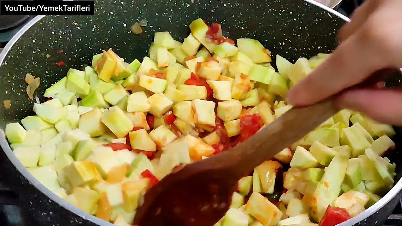 Kabağı bu tarifle deneyin Çok Beğeneceksiniz Pirinçli kabak yemeği tarifi | Yemek Tarifleri