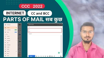 Parts of email message | basic parts of email | CC and BCC