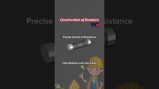 Construction of Resistors. Diy Electronics Projects #3danimation #3delectrical #3delectronics