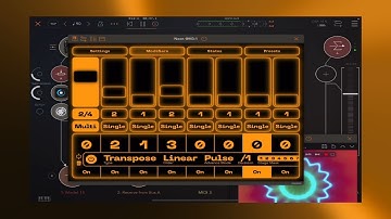 Neon Sequencer Moog Model 15 & Visual Synthesizer!