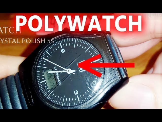 Fixing Mineral Crystal Scratches with Polywatch Glass Polish! 