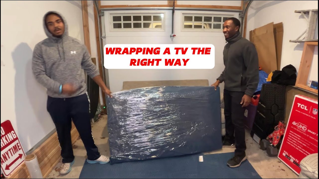 How to Wrap a TV for Moving: Step-by-Step Guide ft luxurylifters - YouTube
