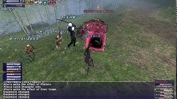 FFXI COR solo Golden Kist with trusts (2 min fight)